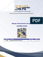 Manage Administration Records - LG - SDP (Ed.)