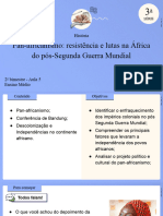 Aula 5 - Pan-Africanismo - Resistência e Lutas Na África Do Pós Segunda Guerra Mundial