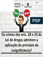 Princípio Da Insignificância Lei de Drogas