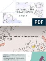 La Materia y Sus Interacciones Power Point