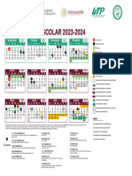 Calendario Escolar 2023 2024 Oficial UTH