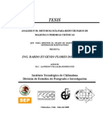 Tesis Analisis P-M Metodología para Reducir Paros de Maquina y Perdidas Crónicas