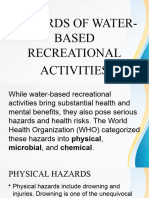 Hazards of Water Based Recreational