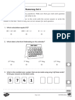 NAPLAN Style Year 5 Numeracy Questions - Set 6