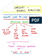 Mole Concept & Atomic Structure Ncert Revision Mcqs