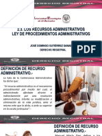 2.3. Los Recursos Administrativos