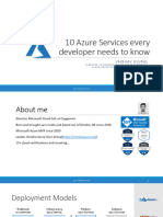 10 Azure Services Every Developer Needs To Know