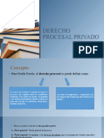 Derecho Procesal Privado