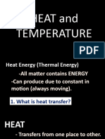 HEAT and TEMPERATURE