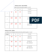 Pythagorean Triples Practice 2 Answers