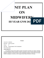 Unit Plan Midwifery 3 GNM