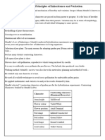 Chapter 5 Principles of Inheritance and Variation: Character Contrasting Character (Dominant/Recessive)