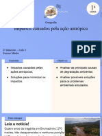 Aula 3 - Impactos Causados Pela Ação Antrópica