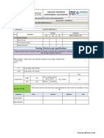 CL - For Water Leakage Testcalculation