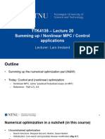 SQP and Nonlinear MPC