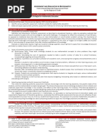 IMs in Assessment and Evaluation in Mathematics Sem 2 23 24 S4P1