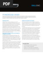 Dell PowerEdge C6320 Spec Sheet