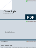 001 - Climatologia - Fatores e Elementos