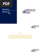 Brochure Metales & Servicios GB-2