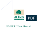 Roberts Drip Irrigation User Manual