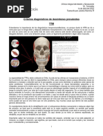 Criterios Diagnósticos DTM