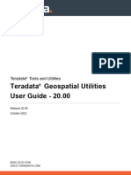 Teradata Geospatial Utilities User Guide - 20.00