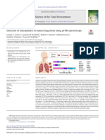 Detection of microplastics in human lung tissue using μFTIR spectros