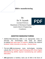 Additive Manufacturing: by Dr. N. Jayanth