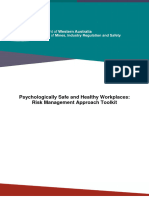 Ebook Psychologically Safe and Heathy Workplaces Risk Management Approach Toolkit