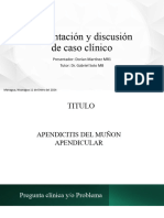 Presentación y Discusión de Caso Clínico