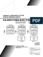 Manual JVC MX-D301T