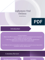 Sophomore Oral Defense Template Final