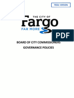 Fargo City Commission Governance Policies. Contributed / City of Fargo