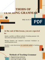 On Methods of Teaching Grammar - 1859400694