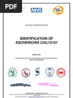 Identification Of: Escherichia Coli O157