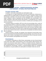 11 - Questões LGBTQAI+ - Despatologização, História, Legitimidade, Estigma, Políticas Públicas.