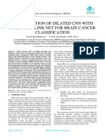 Hybridization of Dilated CNN With Attention Link Net For Brain Cancer Classification