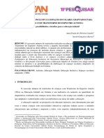 Educacao Inclusiva e Espacos Escolares Adaptados para Criancas Com Transtorno Do Espectro Autista..