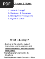 Ecology Notes