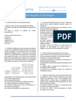 Questões Introdução À Citologia