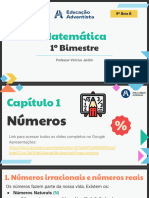 Cap. 1 - 9º Ano Matemática 1º Bim