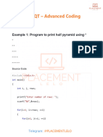 TCS NQT Advanced Coding Study Material by Placement Lelo