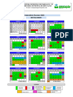 Calendário Escolar - 2023