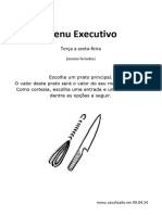 Cardapio para Impressão - Executivo 09-04