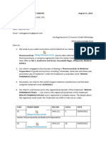 Legal Notice To Biolog Pharma - Corrected