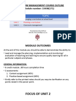 ADE CurMan - UNIT 2 PP - Planning The Curriculum