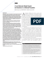 Use of Low-Molecular-Weight Heparin During Dental Extractions in A Medicaid Population.