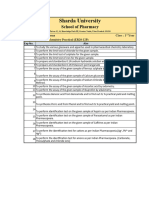 Job File of Medicinal Biochemistry (Pharm D 1st Year)