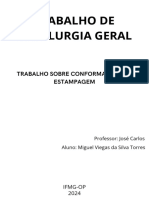 Trabalho de Metalurgia Geral