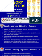 CNS - Sensory Receptors 2023 - DR Kunal